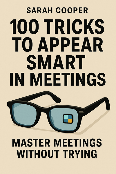 Cover of '100 tricks to appear smart in meetings'