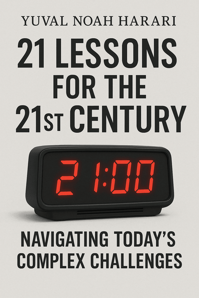 Cover of '21 lessons for the 21st century'