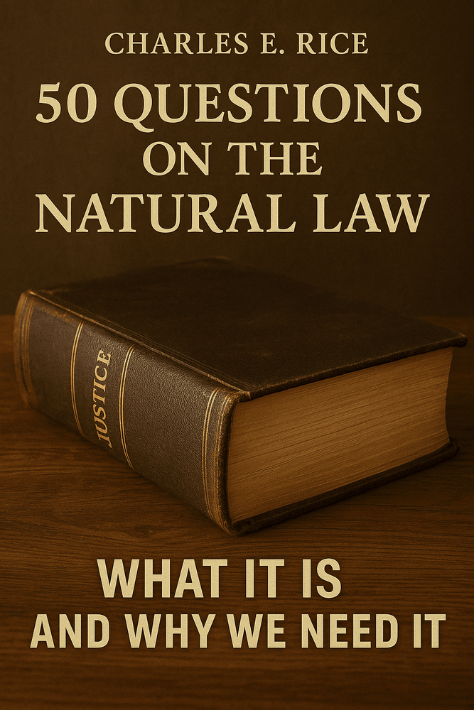 Cover of '50 questions on the natural law'