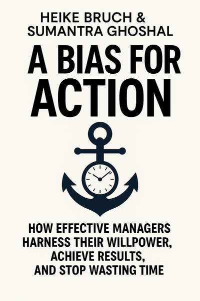 Cover of 'A bias for action'
