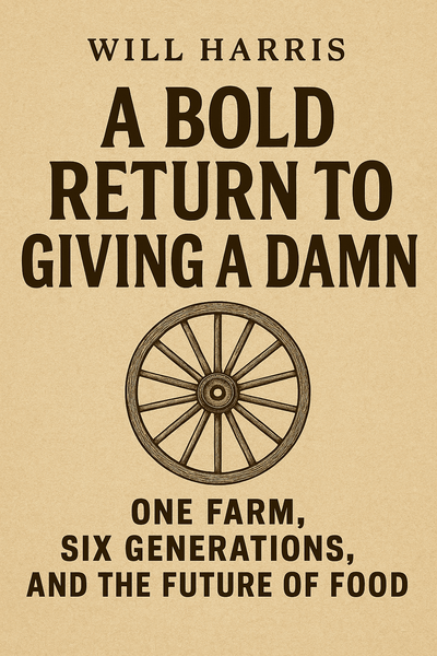 Cover of 'A bold return to giving a damn'