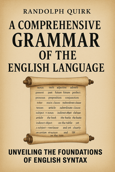 Cover of 'A comprehensive grammar of the english language'