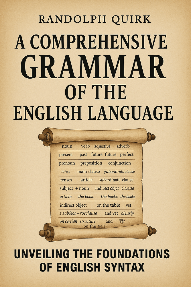 Cover of 'A comprehensive grammar of the english language'