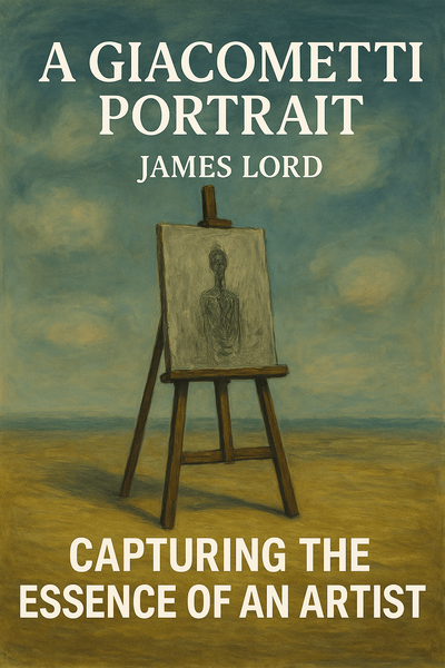Cover of 'A giacometti portrait'