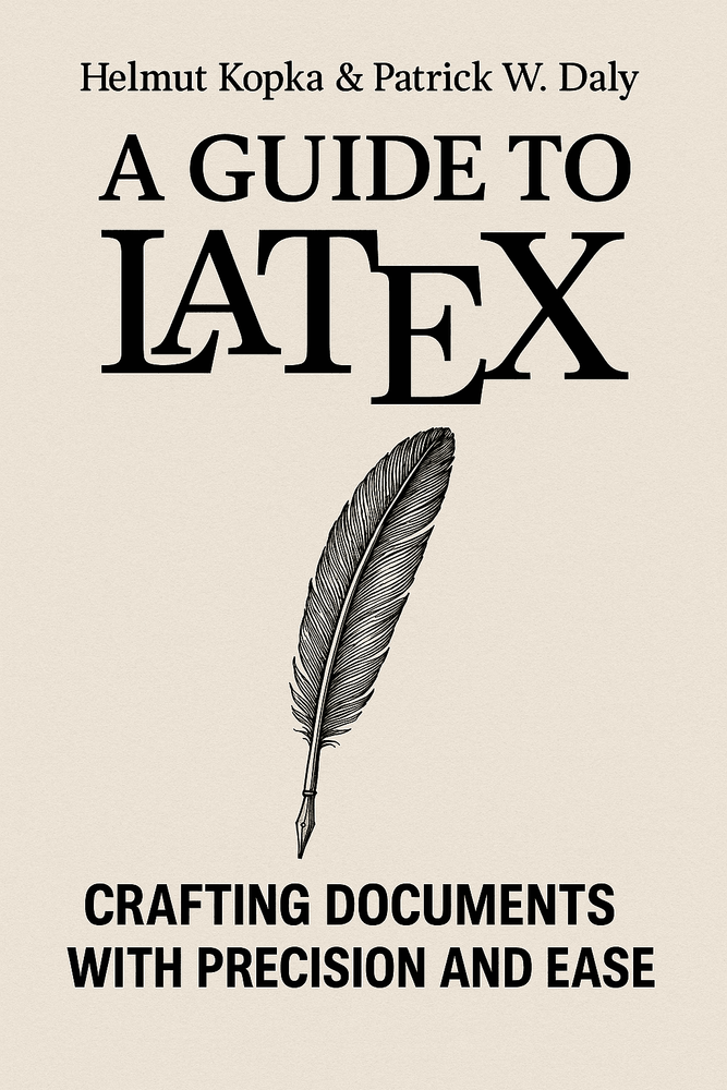 Cover of 'A guide to latex'