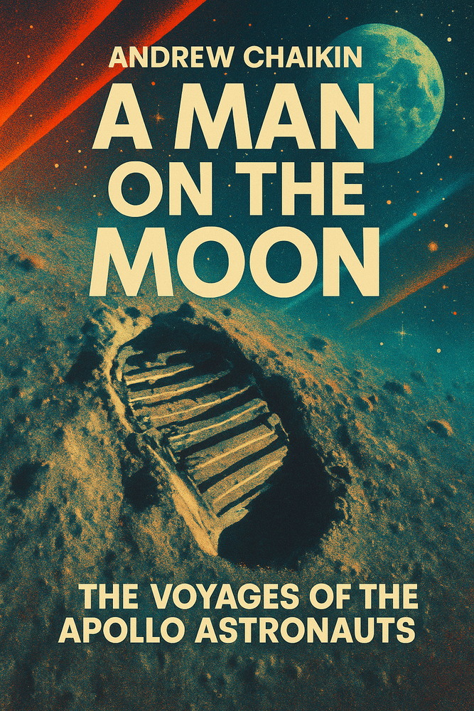 Cover of 'A man on the moon'