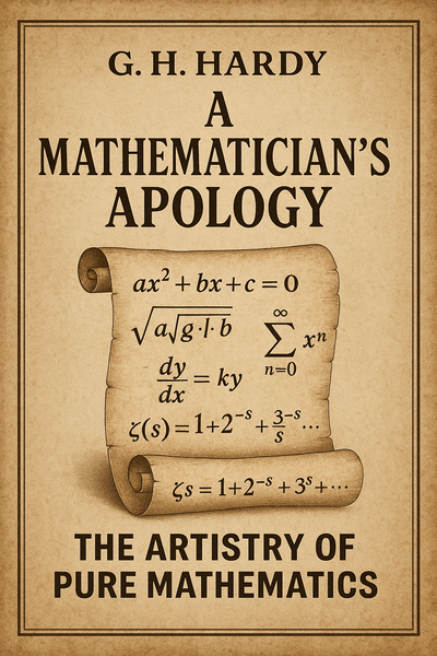 Cover of 'A mathematicians apology'