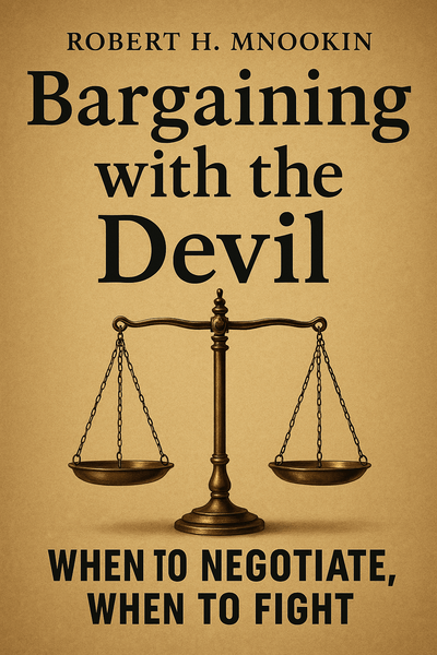 Cover of 'Bargaining with the devil'