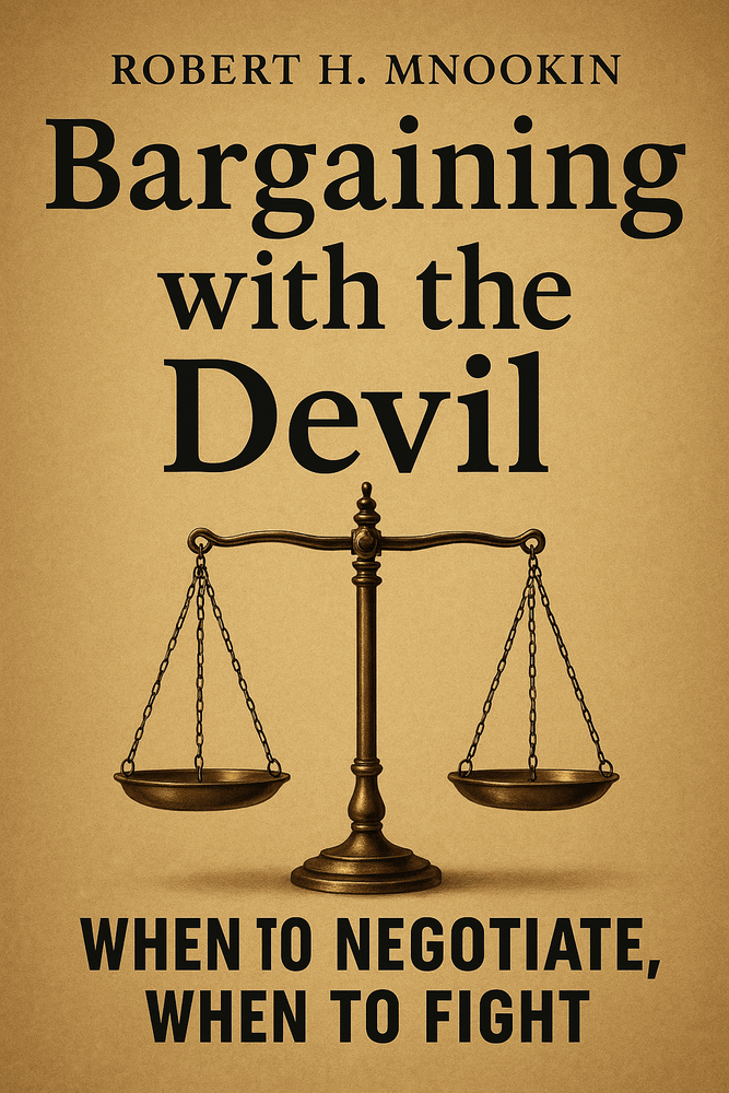 Cover of 'Bargaining with the devil'