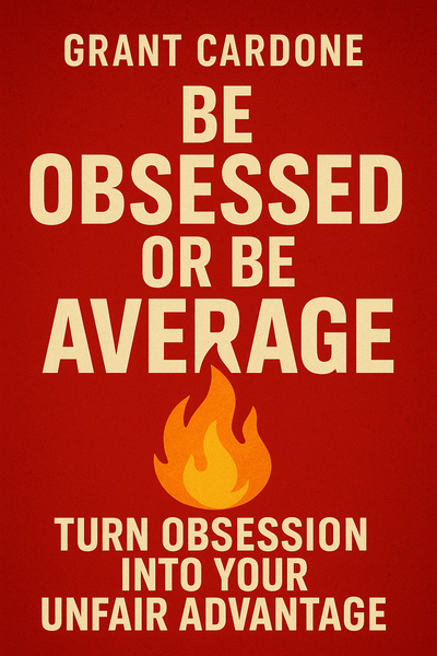 Cover of 'Be obsessed or be average'