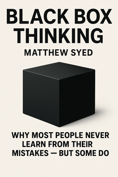 Cover of 'Black box thinking'