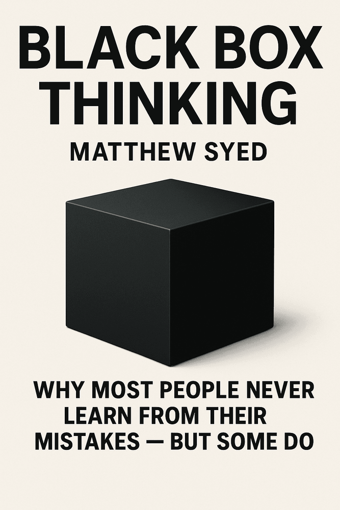 Cover of 'Black box thinking'