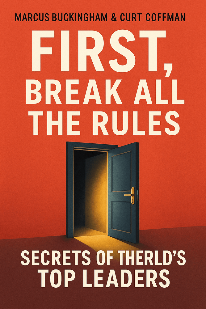 Cover of 'First break all the rules'