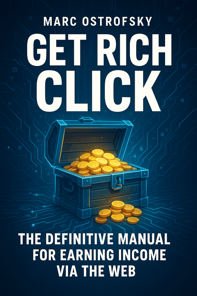 Cover of 'Get rich click'
