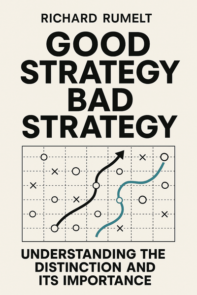 Cover of 'Good strategy bad strategy'