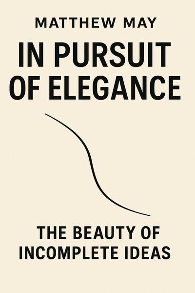 Cover of 'In pursuit of elegance'