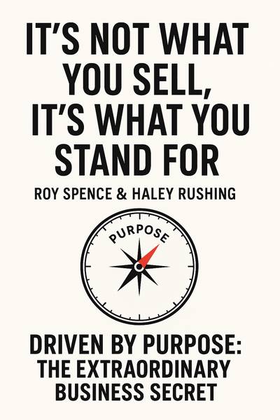 Cover of 'Its not what you sell its what you stand for'