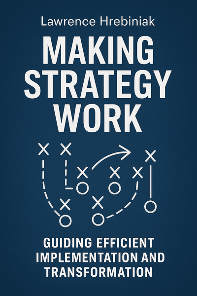 Cover of 'Making strategy work'
