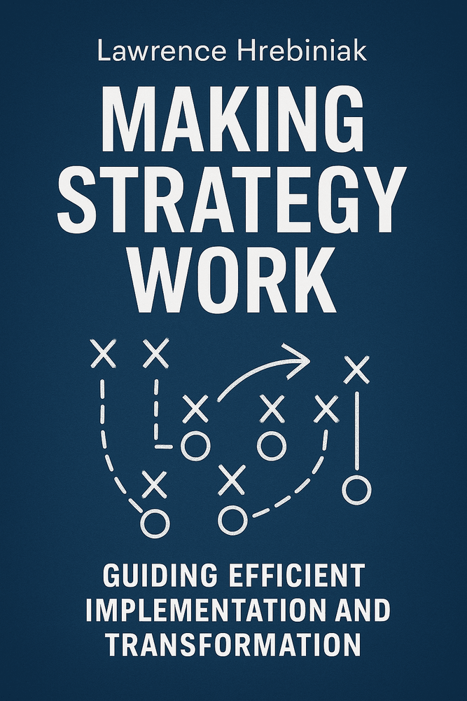 Cover of 'Making strategy work'