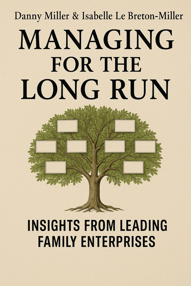 Cover of 'Managing for the long run'