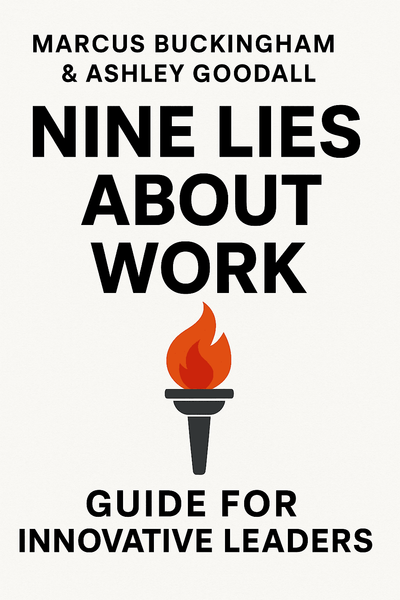 Cover of 'Nine lies about work'