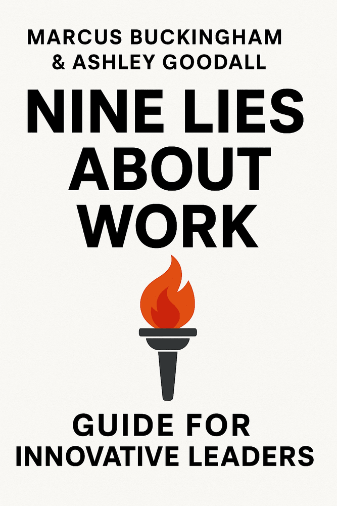 Cover of 'Nine lies about work'