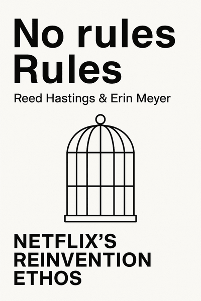 Cover of 'No rules rules'