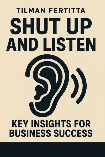 Cover of 'Shut up and listen'