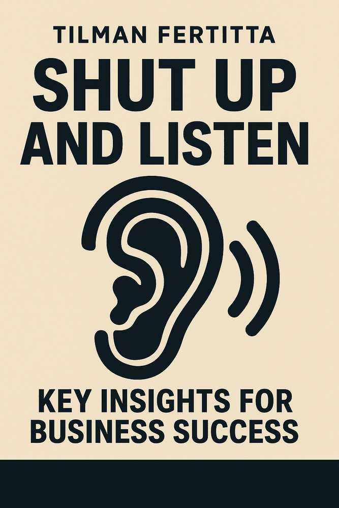 Cover of 'Shut up and listen'