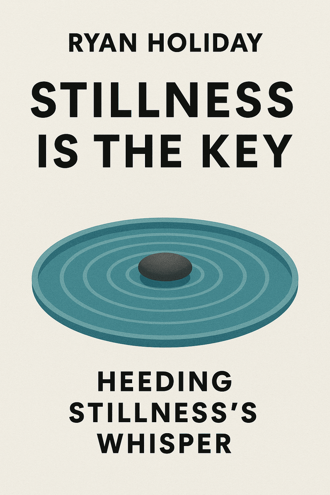Cover of 'Stillness is the key'