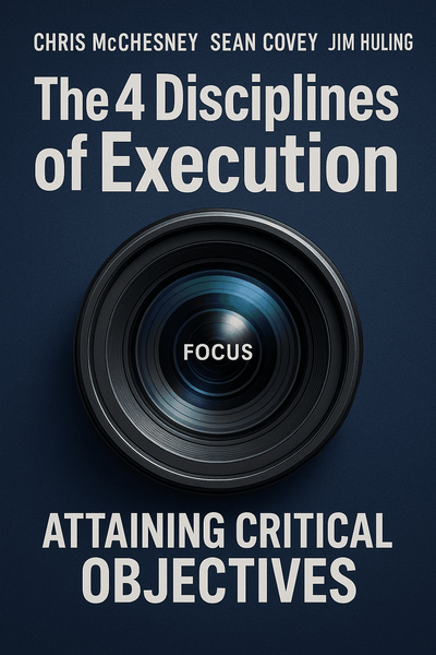 Cover of 'The 4 disciplines of execution'