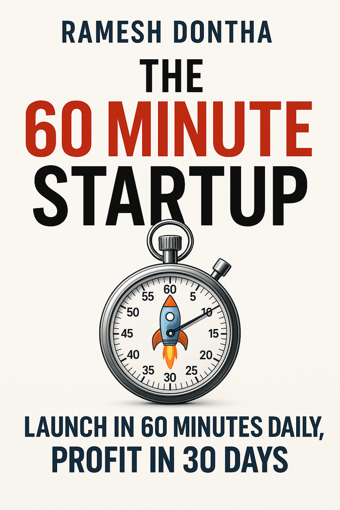 Cover of 'The 60 minute startup'