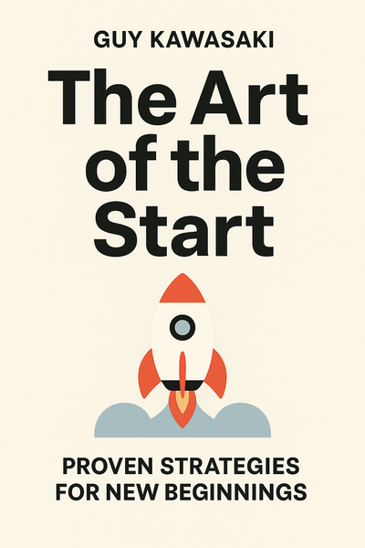 Cover of 'The art of the start'