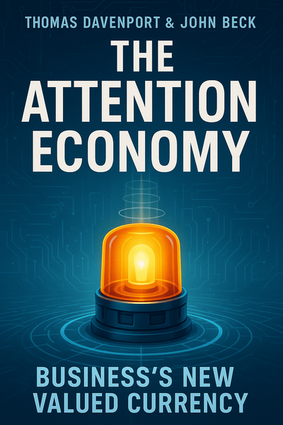 Cover of 'The attention economy'