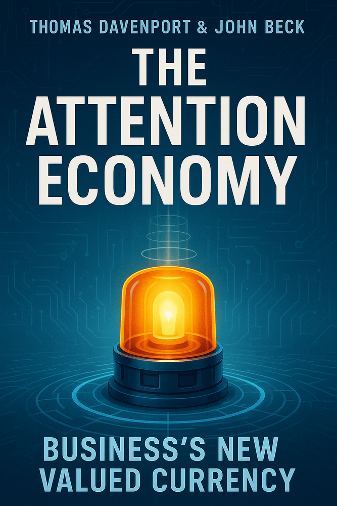 Cover of 'The attention economy'
