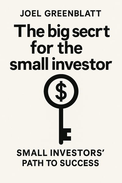 Cover of 'The big secret for the small investor'