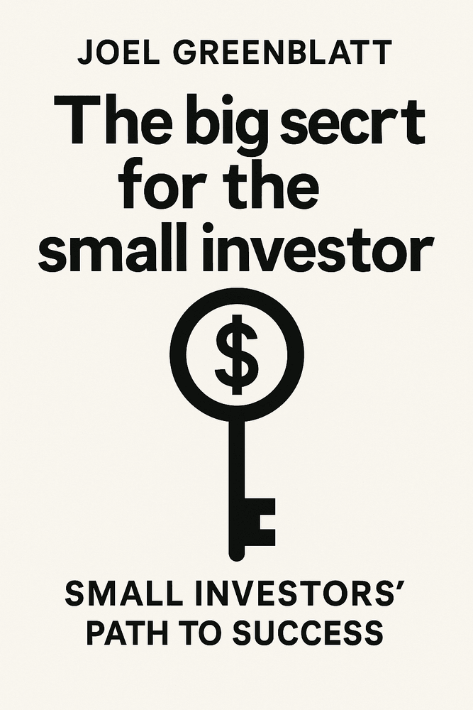 Cover of 'The big secret for the small investor'