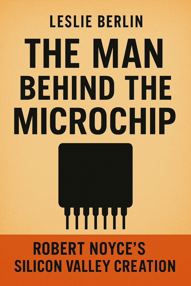 Cover of 'The man behind the microchip'