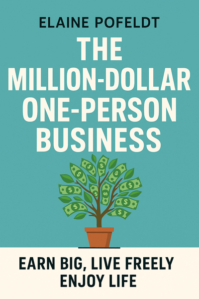 Cover of 'The million dollar one person business'