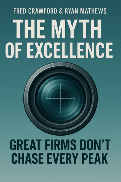Cover of 'The myth of excellence'