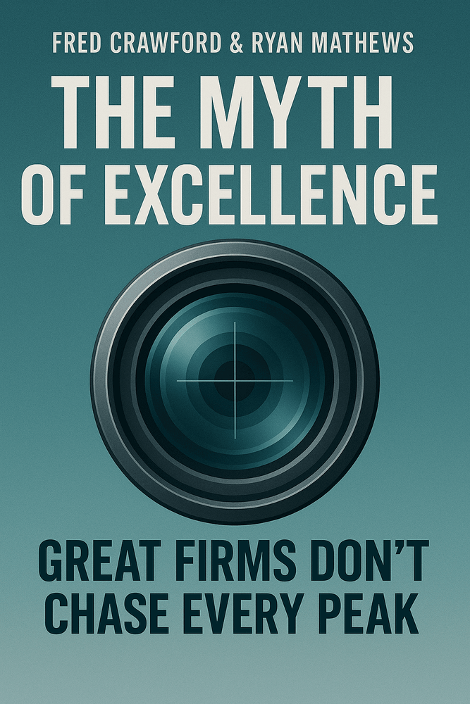Cover of 'The myth of excellence'