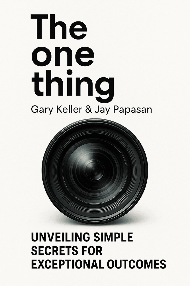 Cover of 'The one thing'