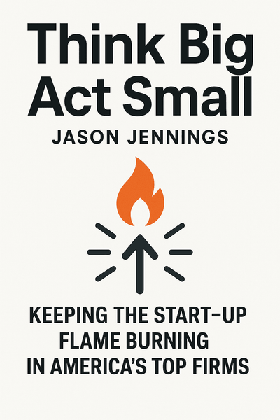 Cover of 'Think big act small'