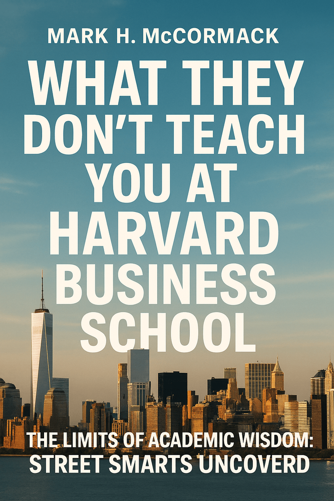 Cover of 'What they dont teach you at harvard business school'