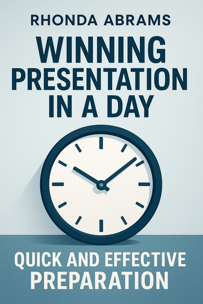 Cover of 'Winning presentation in a day'