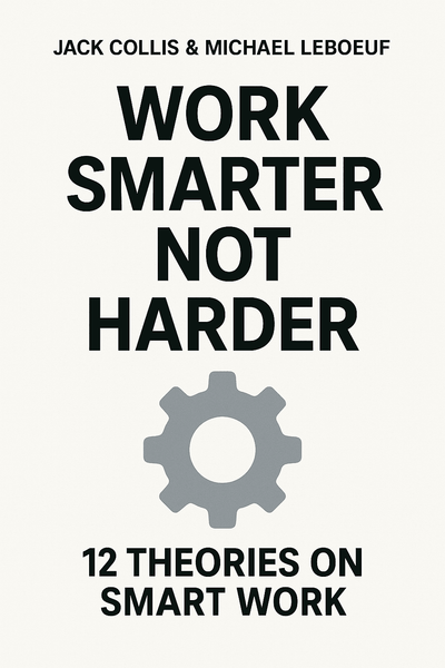 Cover of 'Work smarter not harder'