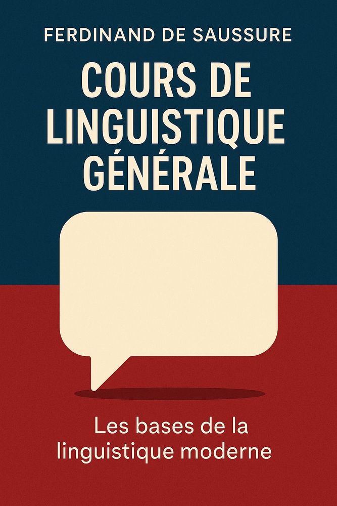 Couverture de 'Cours de linguistique generale'