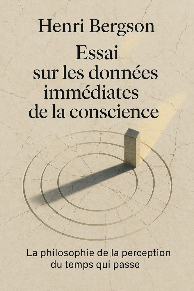 Couverture de 'Essai sur les donnees immediates de la conscience'