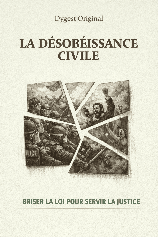 Couverture de 'La desobeissance civile'