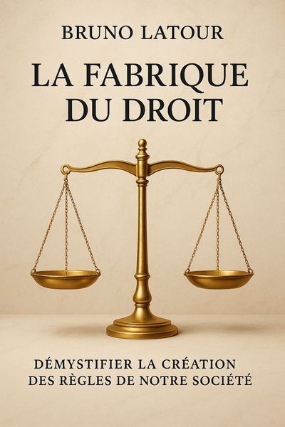 Couverture de 'La fabrique du droit'